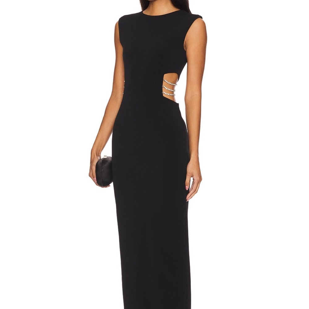 Black Sleeveless Dress- Nookie Mila Maxi in Black